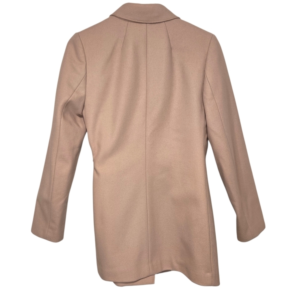 Banana Republic Italian Wool Wrap Coat | Nova Fides Fabric | Blush Pink - Picture 2 of 5